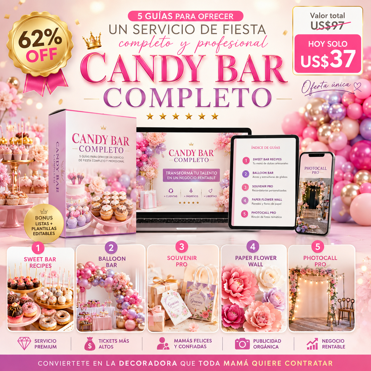 CANDY BAR COMPLETO